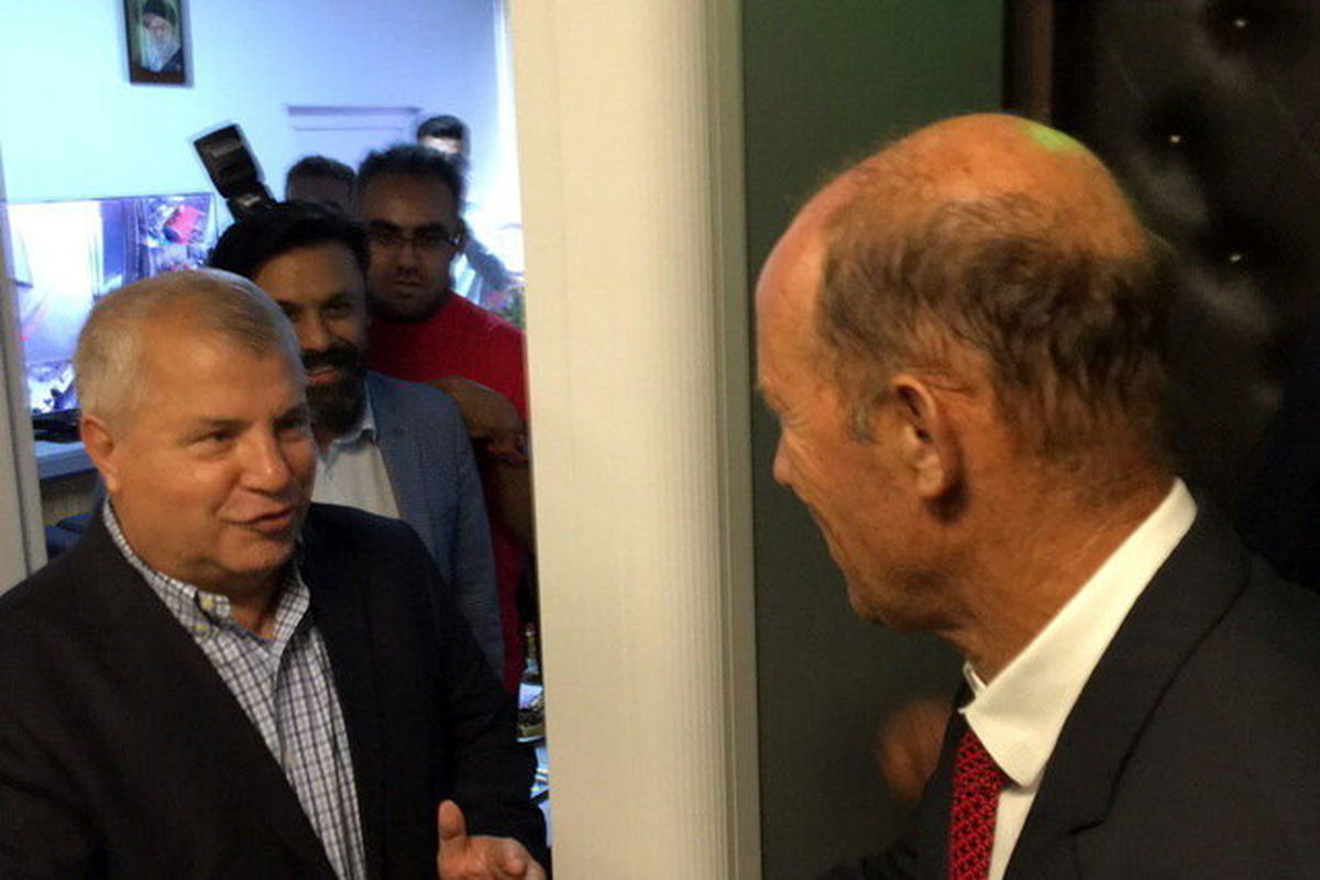 دیدار کالدرون با علی پروین