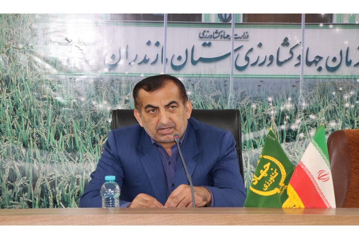 شهیدی فر رئیس سازمان جهاد کشاورزی مازندران