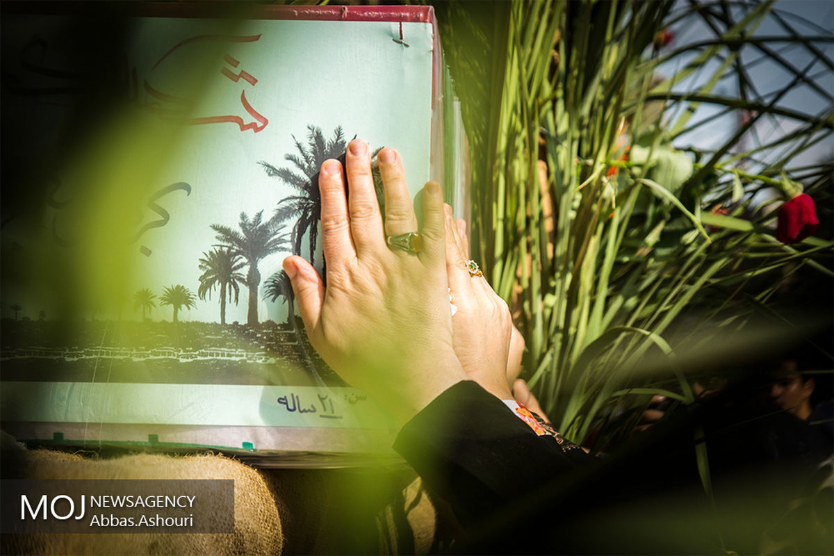 مراسم تشییع و تدفین شهدای گمنام در رشت