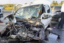۷ نفر مصدوم در برخورد ۳ دستگاه خودرو در محور آذرشهر _عجبشیر