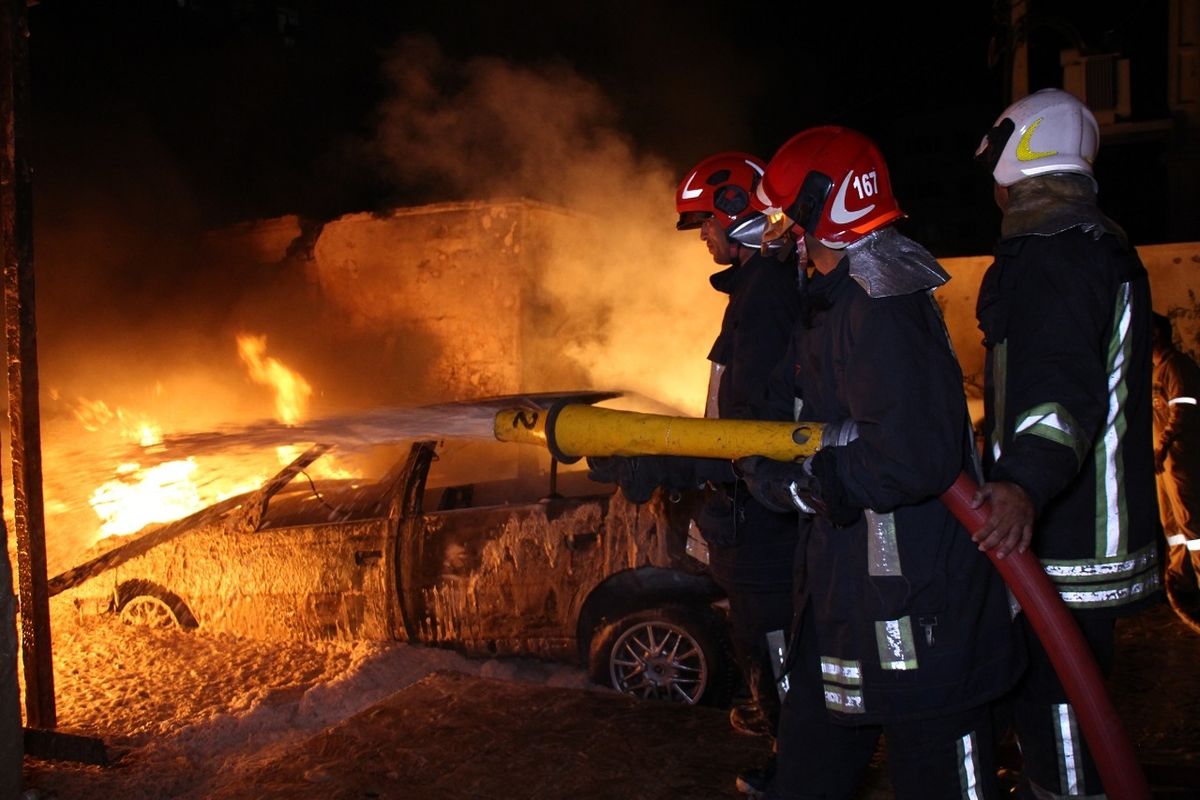 آتش‌سوزی+بنزین