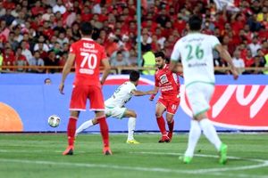 نتیجه بازی ماشین سازی و پرسپولیس در نیمه نخست