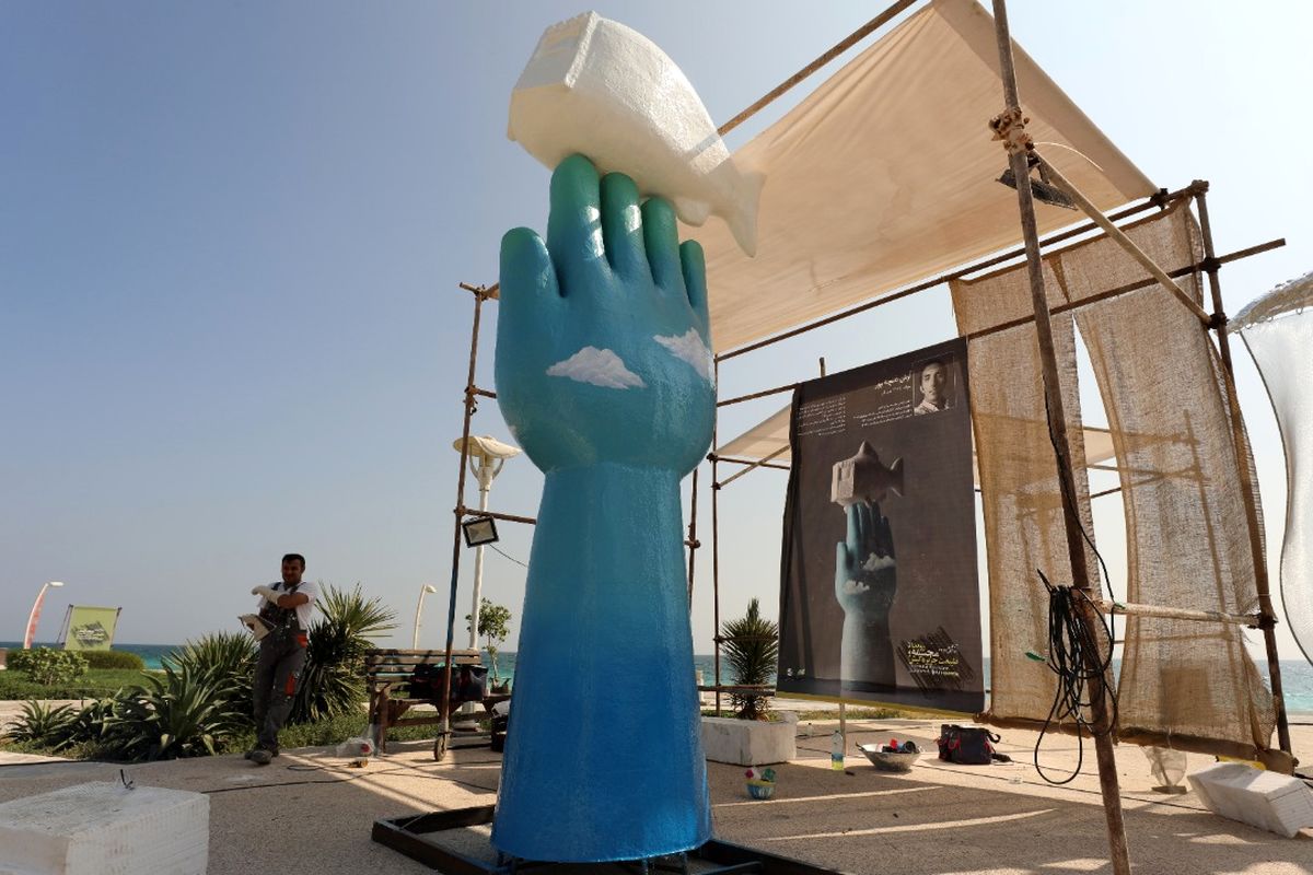 اثر آرش غنچه پور در سمپوزیوم مجسمه و طبیعت