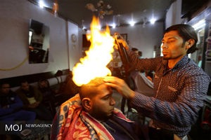 اصلاح سر با آتش