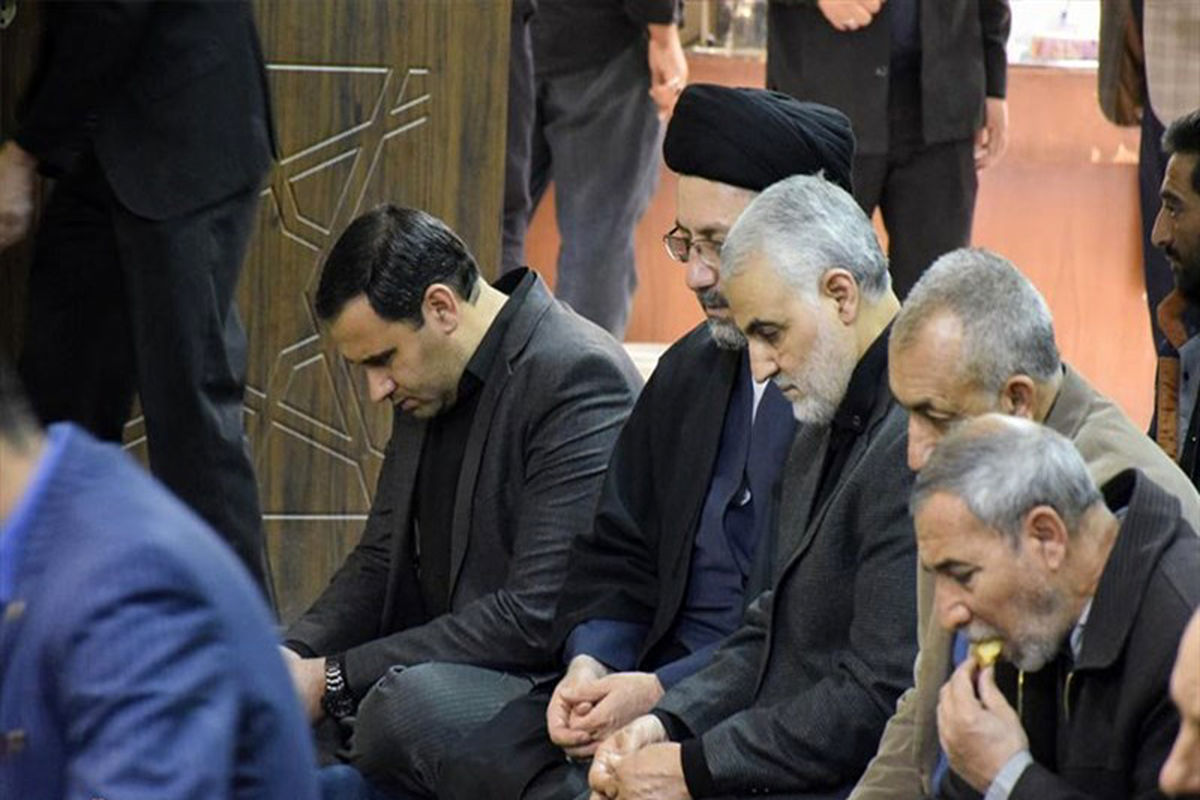 سردار سلیمانی در مراسم عزای فاطمی