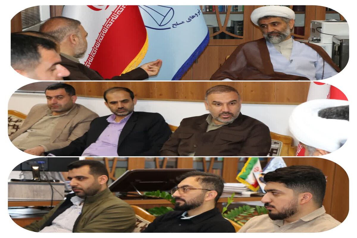 رئیس سازمان قضایی نیروهای مسلح استان مازندران در دیدار با فرمانده سپاه ساری