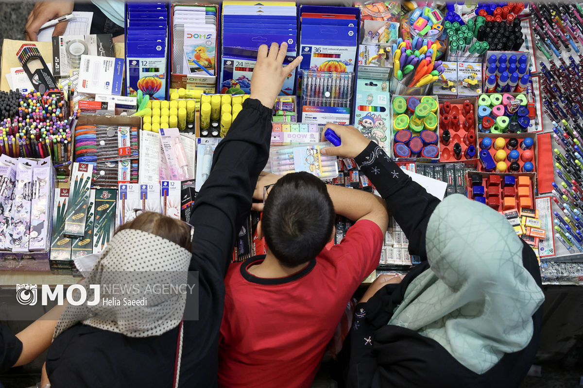 بازار لوازم تحریر در آستانه آغاز سال تحصیلی