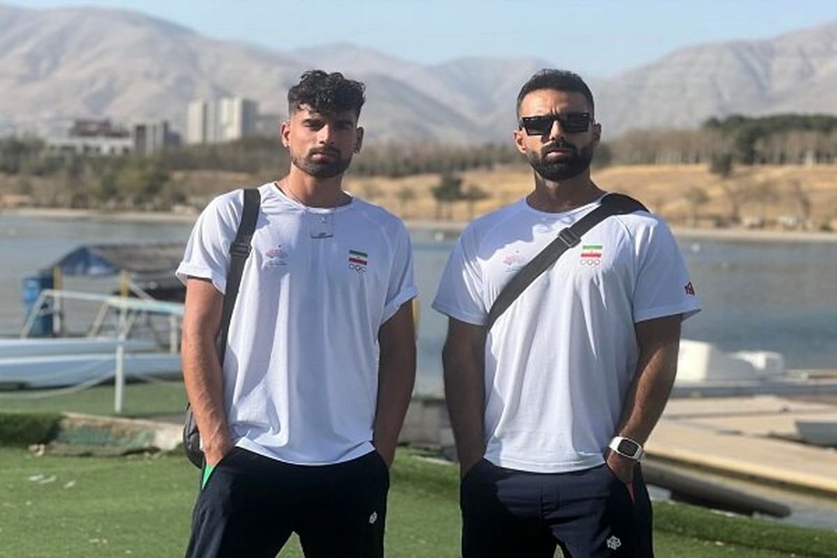  رضا قهرمانی و امیرحسین محمودپور قایق دو نفره