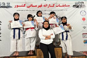 درخشش دختران منطقه شش انتقال گاز؛ هرمزگان نایب‌قهرمان کاراته کشور شد