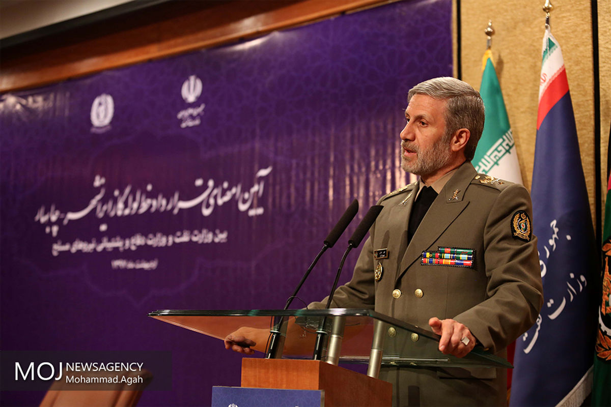 امیر حاتمی وزیر دفاع و پشتیبانی نیروهای مسلح