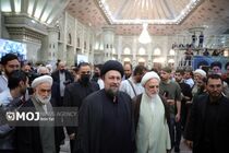 آیت الله سید حسن خمینی در مراسم سالگرد امام خمینی (ره) حضور یافت