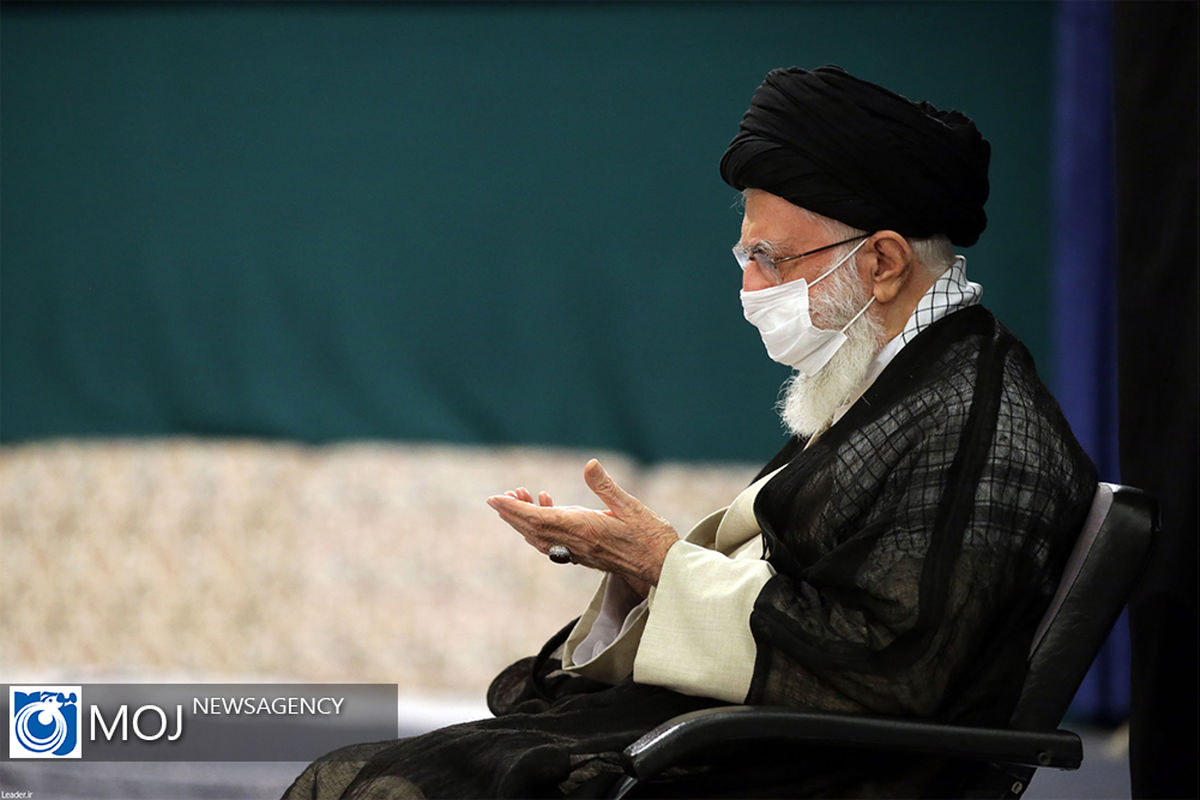 عزاداری شهادت امام سجاد (ع) با حضور مقام معظم رهبری