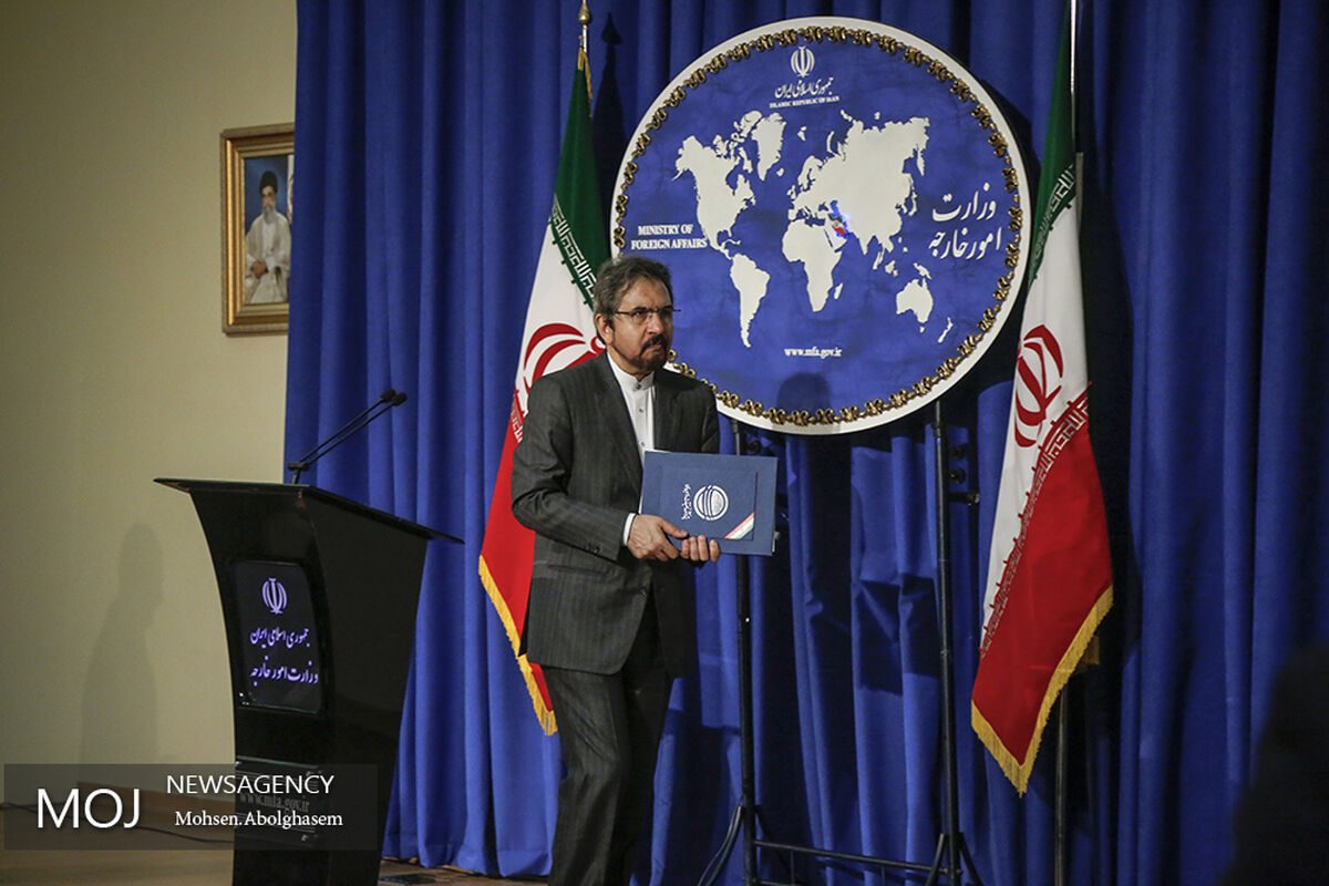 بهرام قاسمی سخنگوی وزارت امور خارجه
