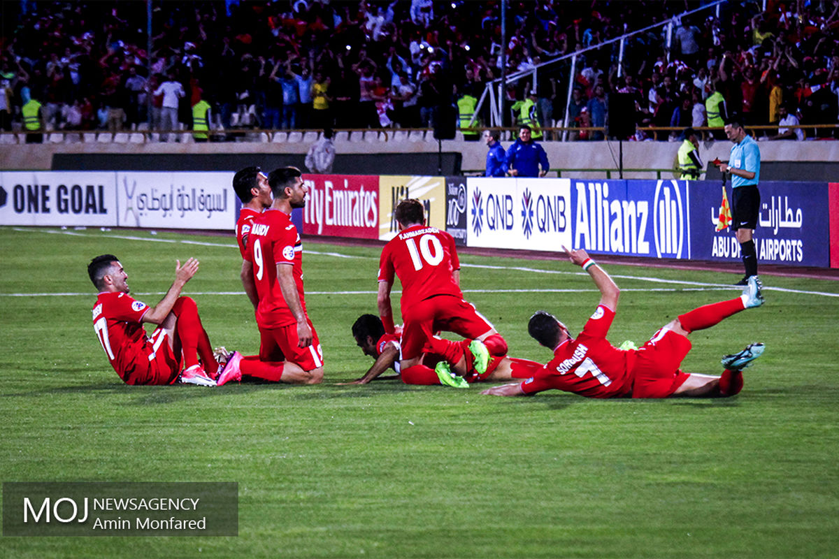 حاشیه دیدار تیم های فوتبال پرسپولیس ایران و الوحده امارات