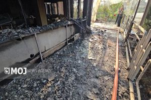 بیمارستان شهید رجایی تهران دچار حرق شد + فیلم و تصاویر