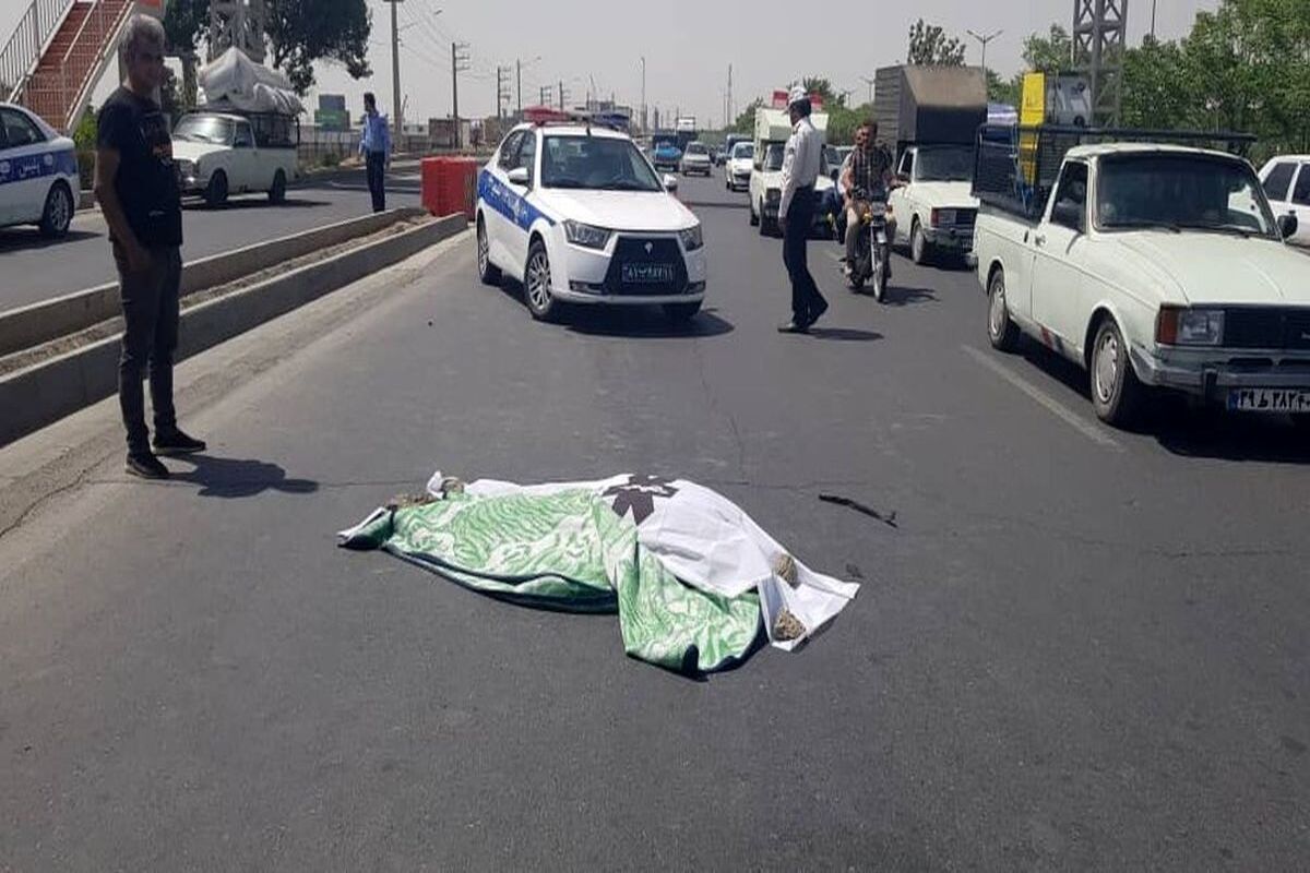 تصادف مرگ بار راننده 16ساله فاقد گواهینامه با یک خانم در رشت