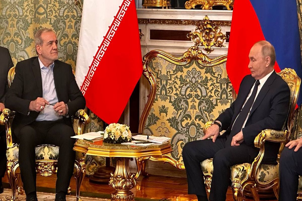 پزشکیان+پوتین