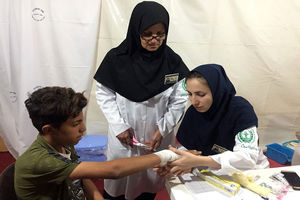 ارائه خدمات درمانی به بیش از 7 هزار زائر توسط موکب بیمارستان بانک ملی ایران