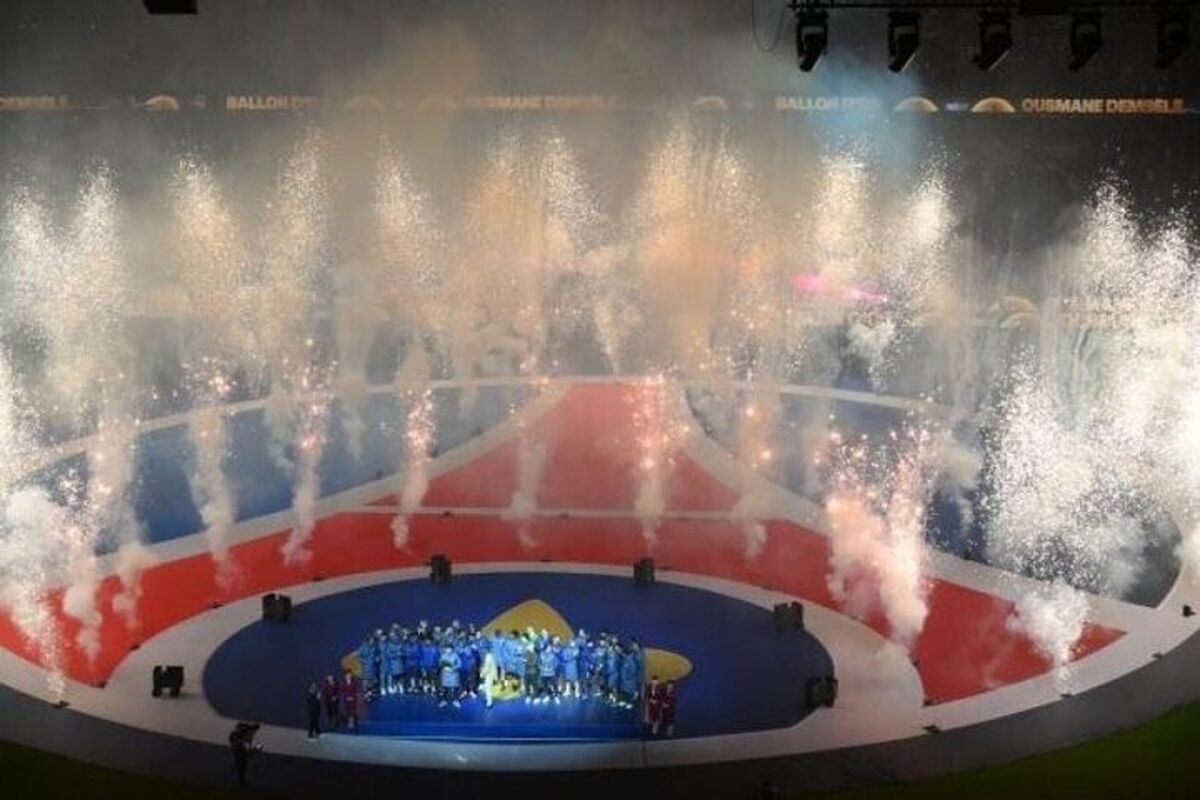 جشن قهرمانی PSG پاری سن ژرمن