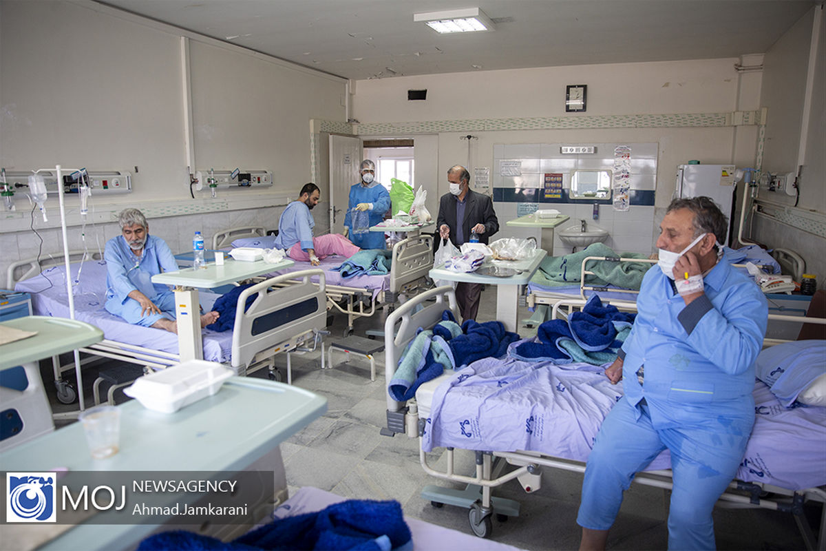 بخش ویژه کرونا بیمارستان کامکار در قم