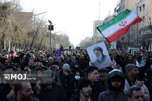 تجمع سوگواران رهبر شهید انقلاب در تهران _ ۱