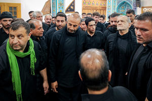 رئیس جمهور در آئین شام غریبان اردبیل