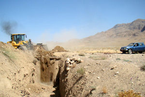 تخریب سه حلقه چاه تولید زغال در گلپایگان