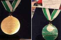 اهدای نشان لیاقت فدراسیون جهانی تنیس روی میز به شاهرخ شهنازی