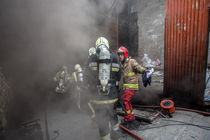 حریق در رستوران مملو از مشتری/ نجات 7 نفر از میان آتش