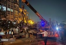 تصادف مرگبار مینی‌بوس با دو خودرو در بزرگراه کردستان/ ۳ نفر جان باختند