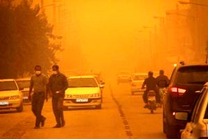 مردم کرمانشاه ۳۶ روز خاکی را تنفس کردند