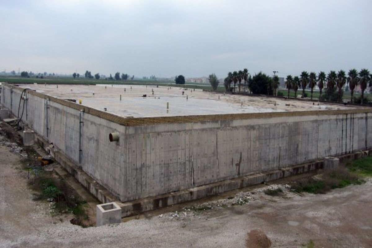 مخزن ذخیره آب دهگلان