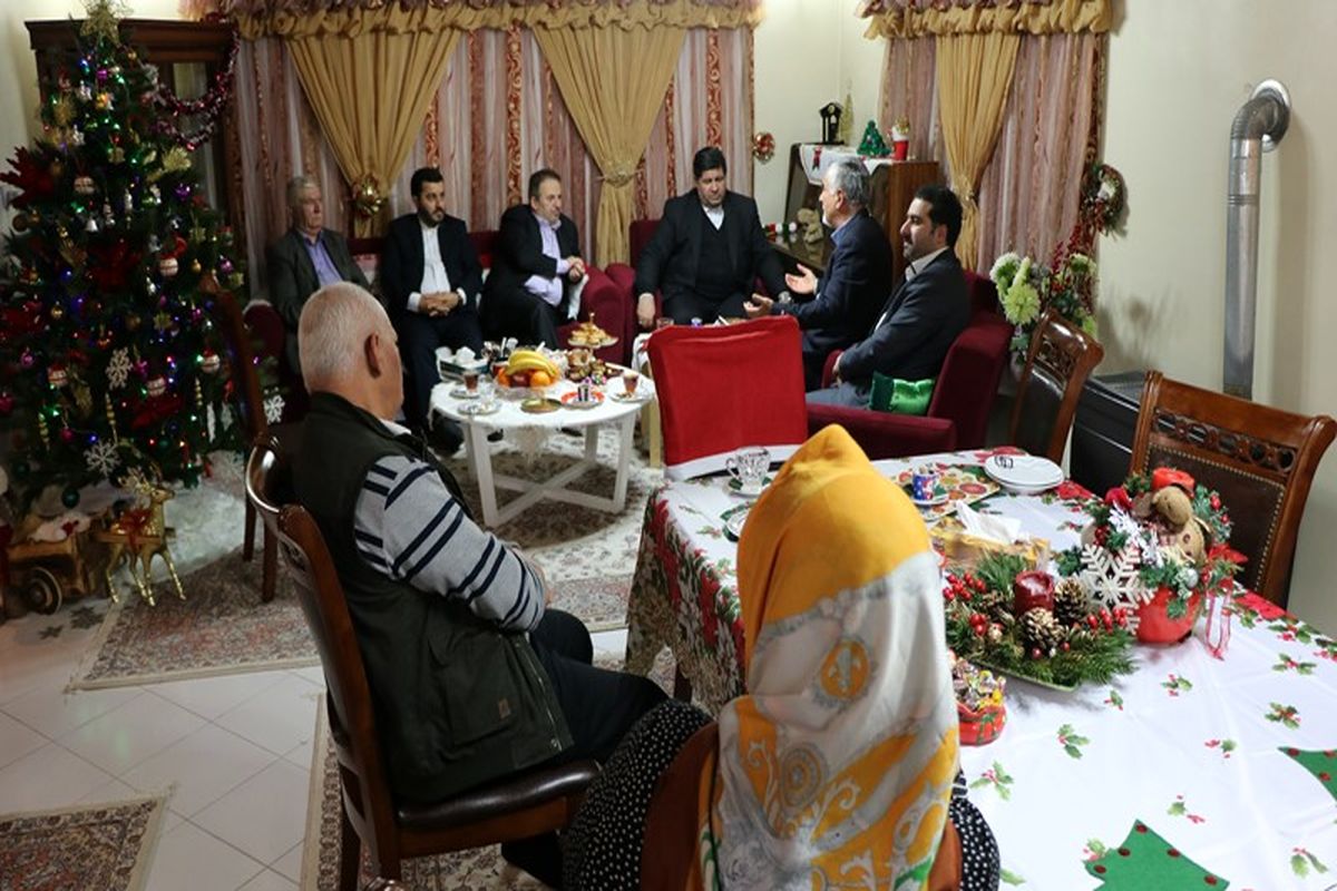 دیدار فرمانداربندرانزلی با رییس شورای خلیفه گری ارامنه انزلی