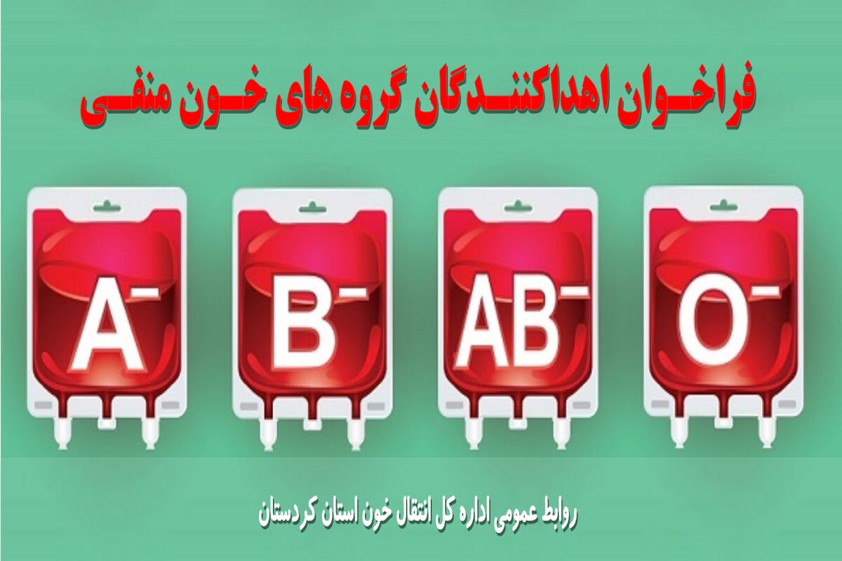 گروه های خون منفی