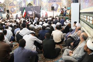 مراسم یادواره شهدای روحانی شرق گیلان 