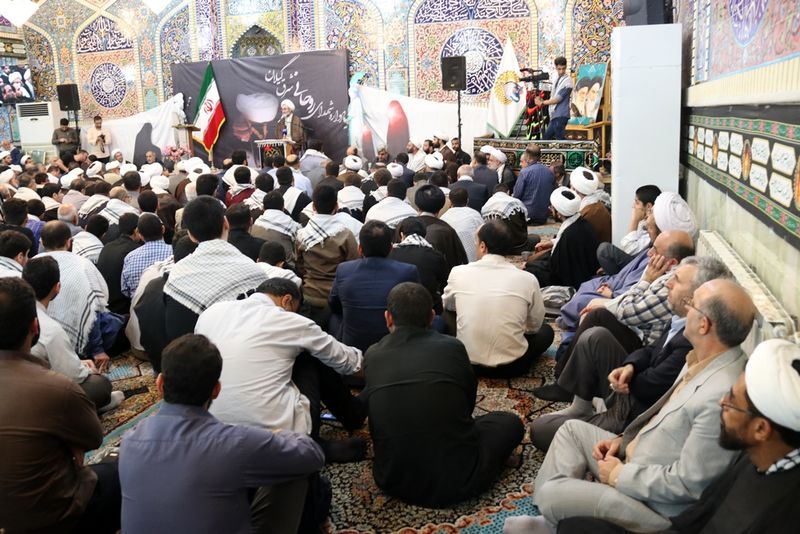مراسم یادواره شهدای روحانی شرق گیلان