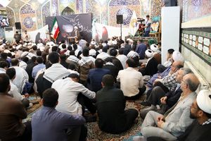 مراسم یادواره شهدای روحانی شرق گیلان 