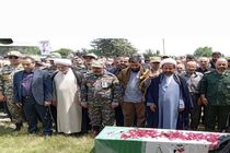 پیکر شهید «احمد حسین‌نژاد» در گتاب بابل تشییع و به خاک سپرده شد