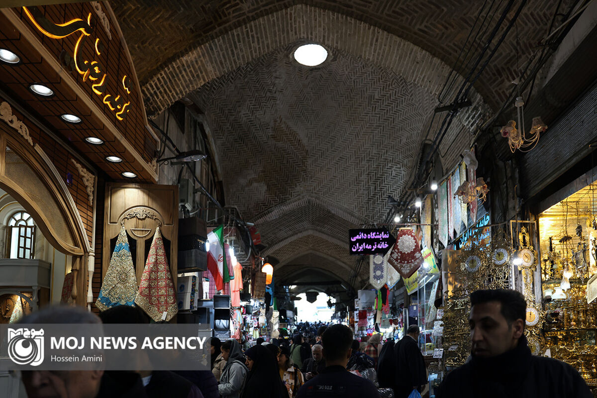 بازار تهران در آستانه شب عید