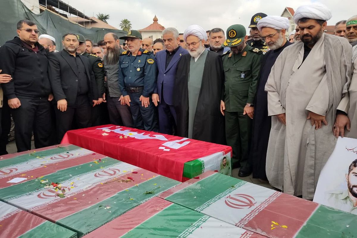 بدرقه شهدای فاطمی در رشت