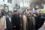 وزیر اطلاعات به بنیانگذار انقلاب اسلامی ادای احترام کرد