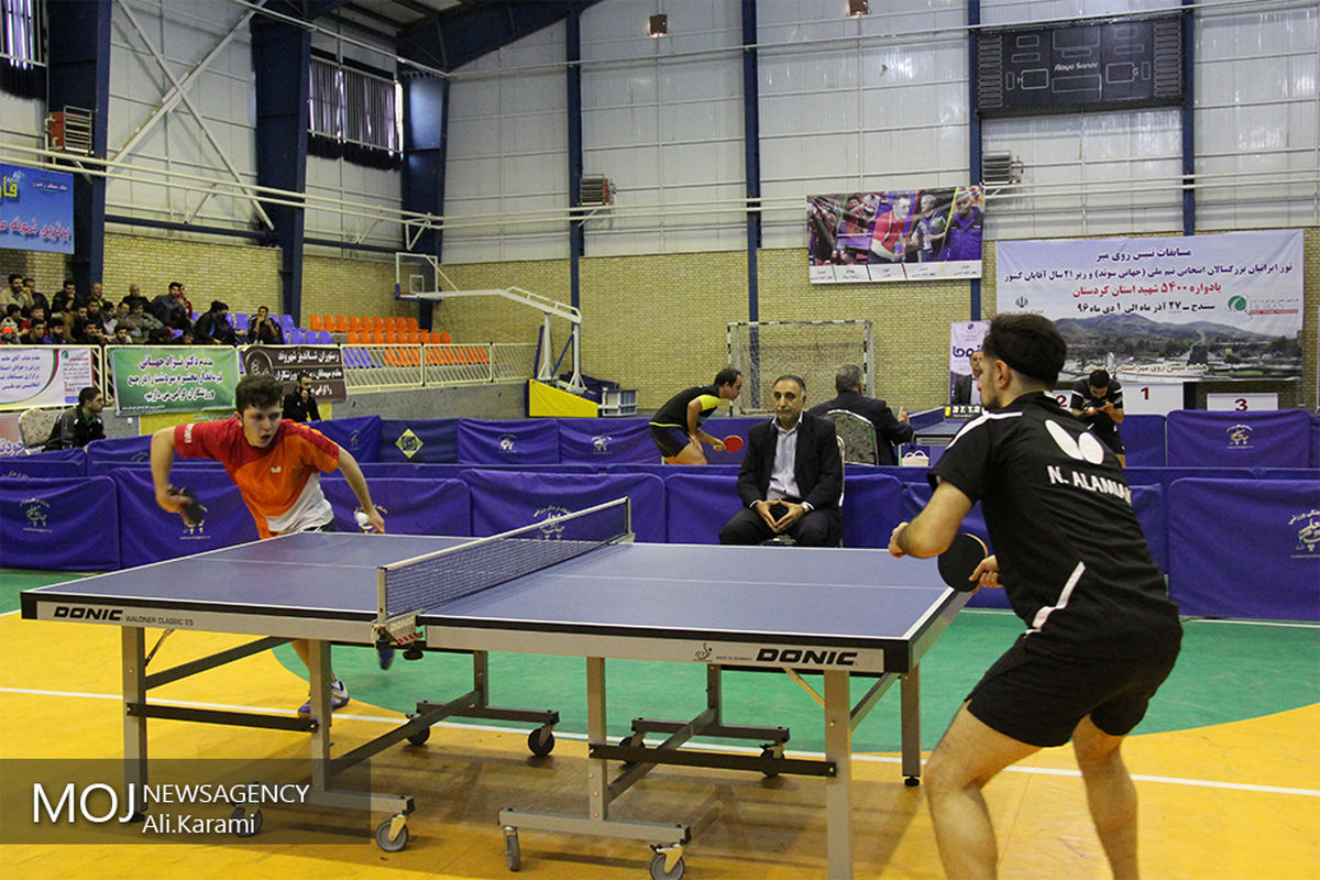 مسابقات تنیس روی میز انتخابی تیم ملی(جهانی سوئد )