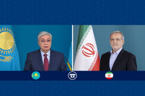 روسای جمهور ایران و قزاقستان بر تحکیم و گسترش مناسبات تاکید کردند