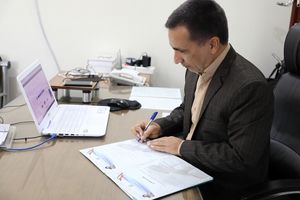 امضاء تفاهم نامه همکاری روابط عمومی آبفا استان اصفهان و هیات فوتبال شهرستان اصفهان