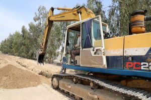 عملیات اصلاح و نوسازی شبکه توزیع آب روستاهای شهرستان فلاورجان