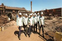 بازدید میدانی مدیرعامل گروه فولاد مبارکه از روند پیشرفت پروژه‌های توسعه آهن‌سازی