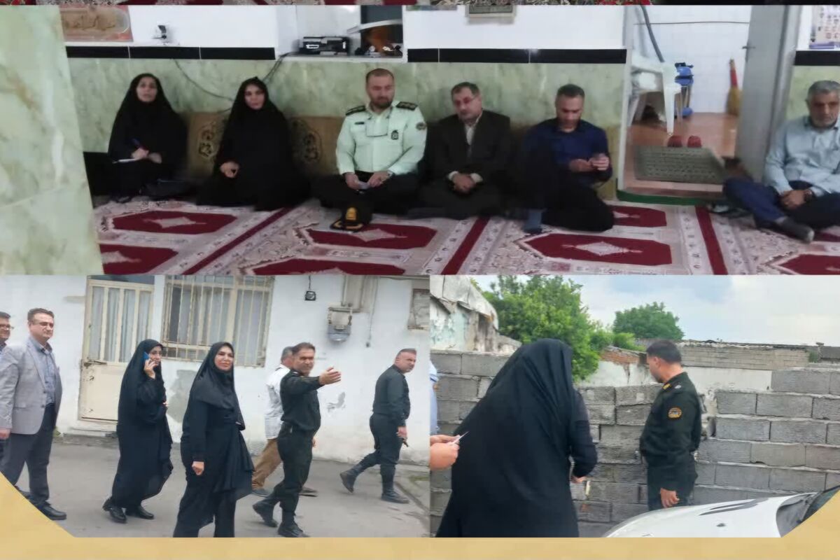 بازدید معاون  فرماندار ساری 