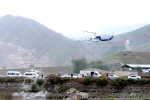 The helicopter which carried Iran's President faced incident in northwest Iran 