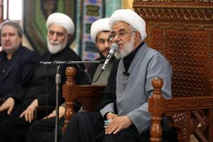 آیین عزاداری اربعین حسینی با حضور پرشور کیشوندان در مسجد خاتم‌الانبیاء(ص) کیش برگزار شد