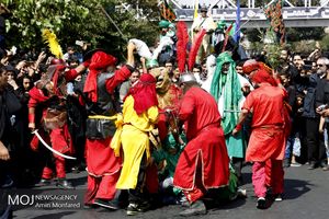 مراسم عزاداری عاشورای حسینی در محله سبلان